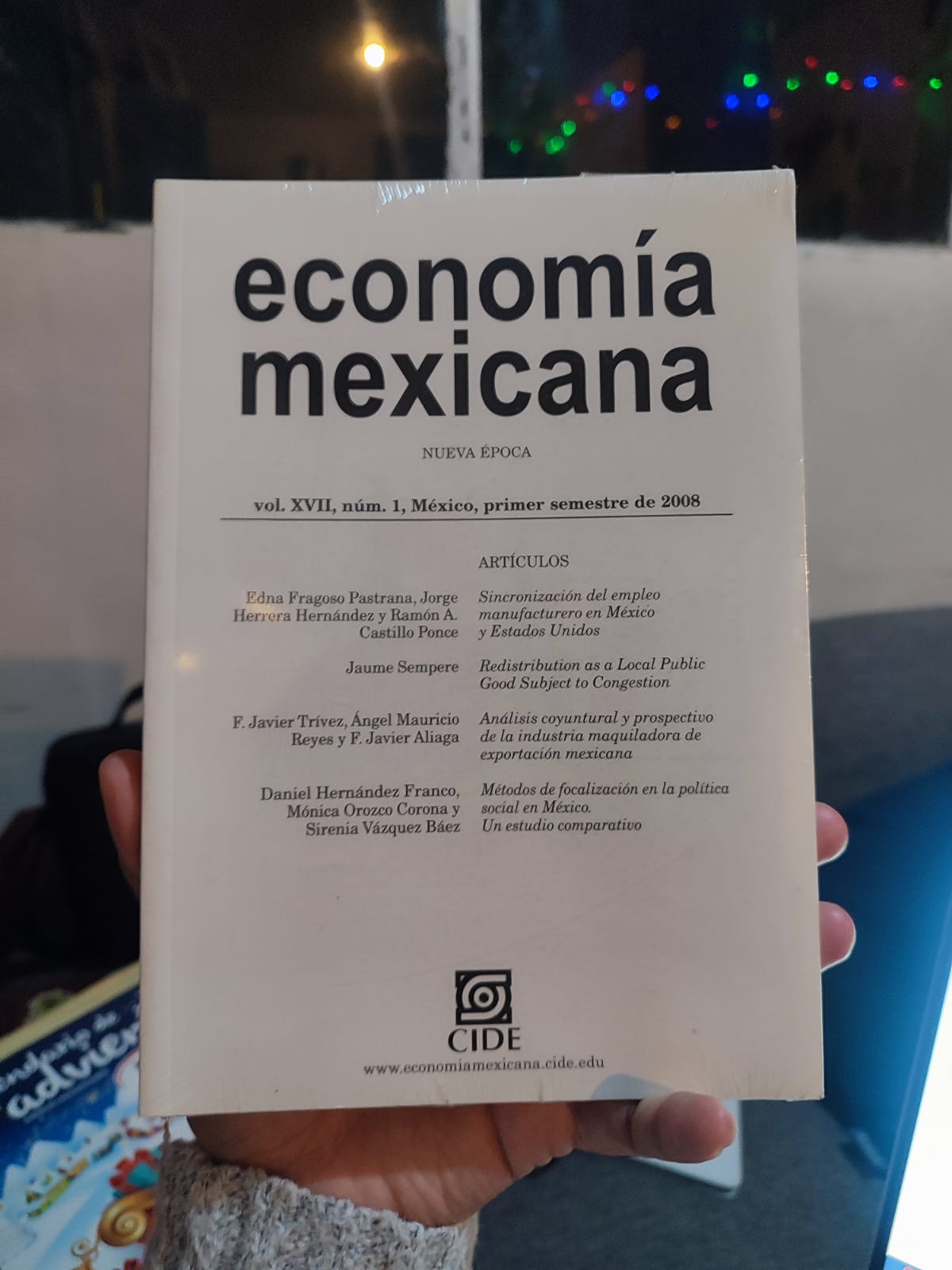  Economía mexicanaDisciplinas